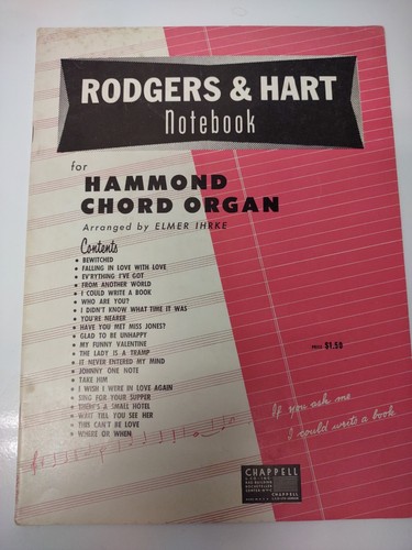 Rodgers and hart - rodgers, notebook
