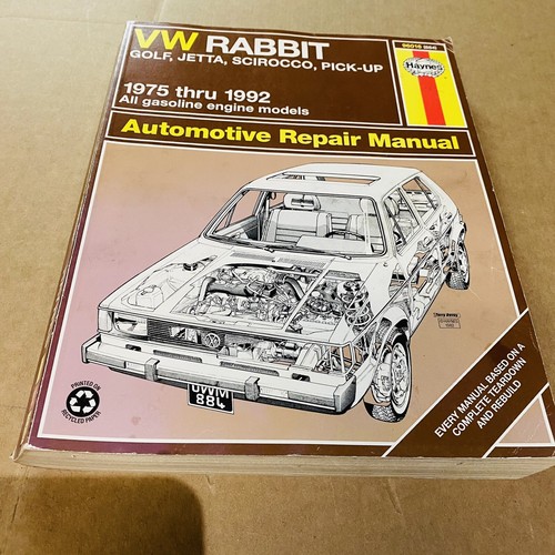 Haynes rabbit golf jetta - vw,