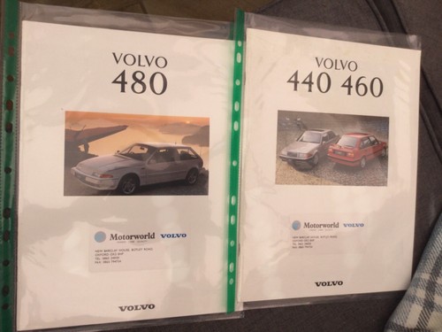 Volvo 480 brochure 1993 - 480,