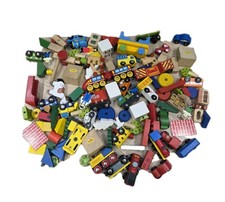 Wooden Trains Cars Bundle  -