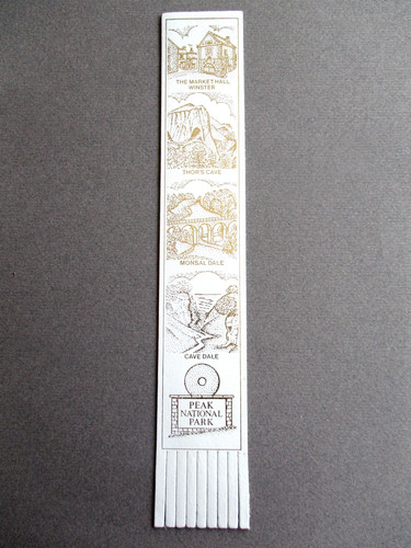 Leather bookmark peak - leather,