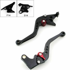 Short Brake Clutch Levers For Suzuki GSXR1300 GSX Bandit BL1000 SV1000/S Blk