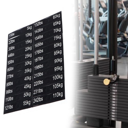 Weight stack identification - stack,