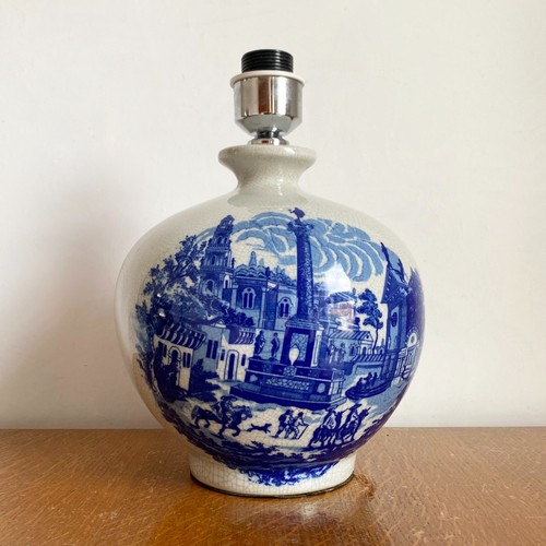 Vintage large blue white - vintage,