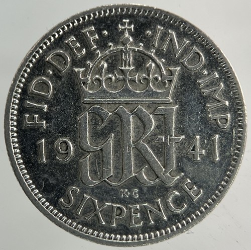 1941 george sixpence - george, vi