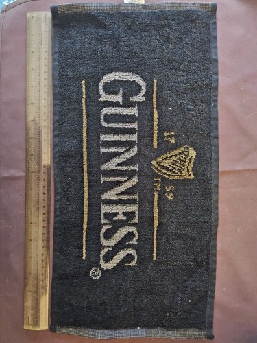 Guinness bar towel vintage - guinness,
