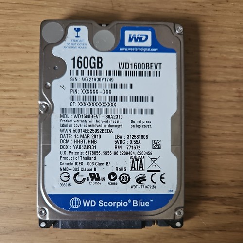 Western digital wd1600bevt - western,