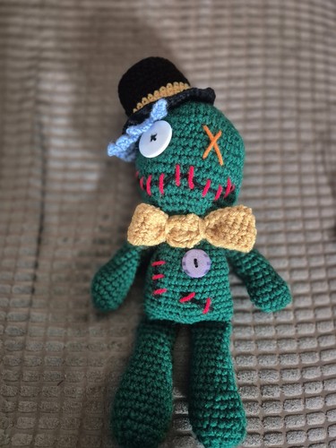 Handmade crocheted green - crocheted,