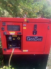 Genset perkins 10kva 1500rpm Compact Super Silenced  Generator 240v £2195