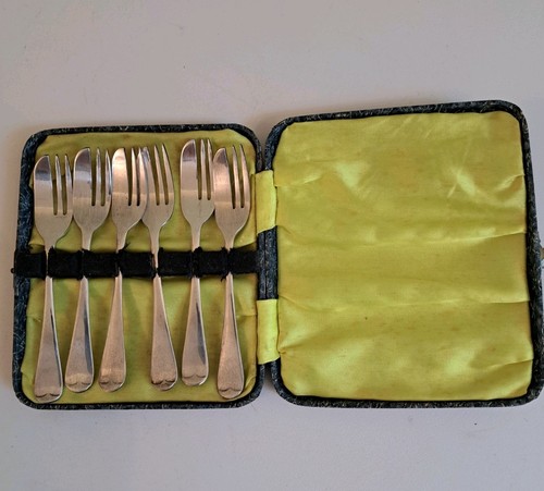 Cake pastry forks silver plate - forks,