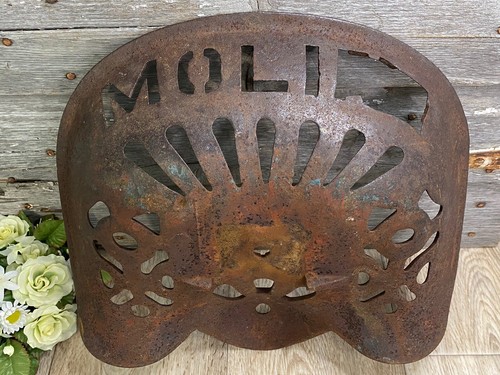 Cast iron tractor - cast, seat