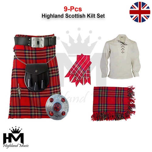 Piece scottish kilt - 9-piece,