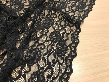 black lace Vintage Embroidery