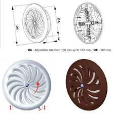 4" 5" 6" White or Brown Round