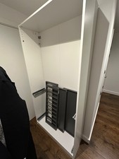 Ikea Pax open wardrobe white W