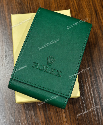 Rolex case leather travel - rolex,