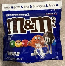Pack Of Family Size Caramel M&Ms - 488g Bag - USA Import