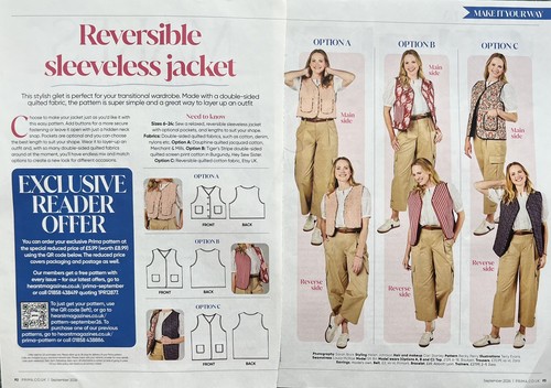 Prima sewing pattern - prima,