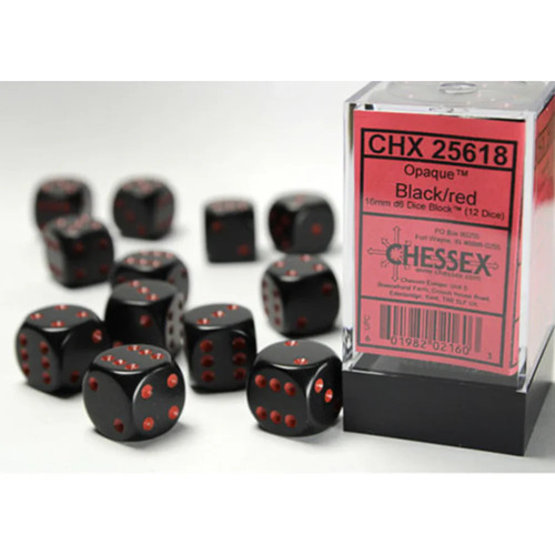 Chessex opaque 16mm d6 - chessex, dice