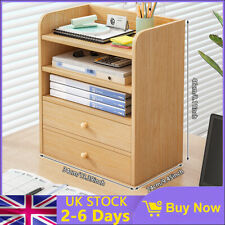 Office Filing Trays Rack Desk Organiser Paper A4 Document Holder Storage Drawers