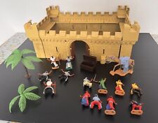 Timpo Desert Fort With Arabs, Camel And A Palm Tree (fort Structure Is Complete)