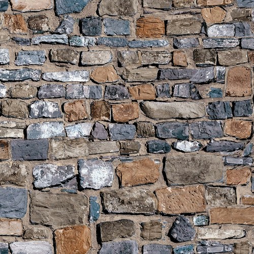 Dolls house old stone effect - old,