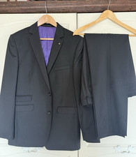 MENS BLACK 2-PC SUIT HOLLAND