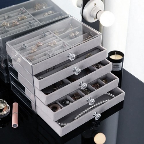 Large acrylic jewellery - jewellery, box