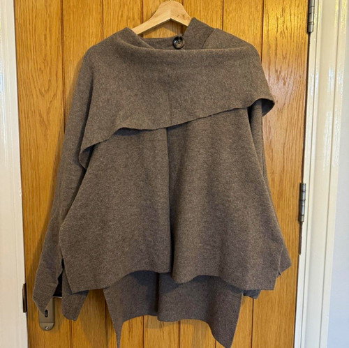 Zara viral cape poncho knitted - viral,