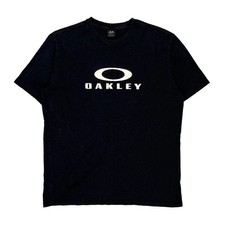 Oakley Spellout T-Shirt - 2XL Black Cotton