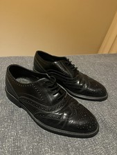 Barratts Men's Black Leather