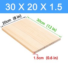 DIY Oak boards Kiln Dried Oak Pine Board Plank Wood Planed Solid BOARDS 12-20mm
