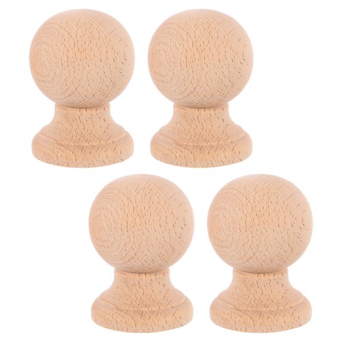 Pcs wood finial dowel - 4,