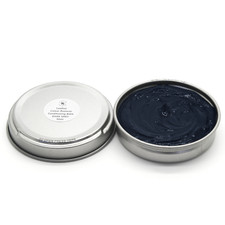 Dark grey leather - grey, restorer