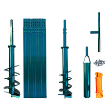 150+180mm/ 14m + BAILER DRILLPARTNER Hand Auger System Water well Earth Borer