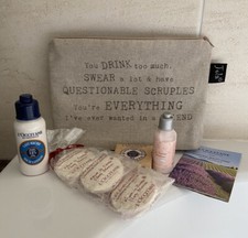 L'OCCITANE Soap 50g Rich Lotion 75ml Cherry Blossom 3xBath Peebles, Lotion 35ml 