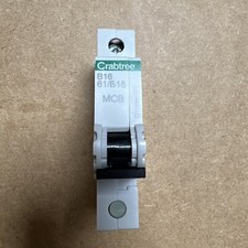 Crabtree Starbreaker MCB 16 Amp Single Pole Breaker Type B 16A 61/B16 Series 5