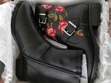  WOMENS EMBROIDERED ANKLE