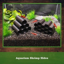 Aquarium Shrimp Hide Fry Shelter Black - CJAquatic
