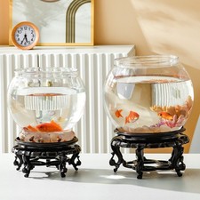 Plastic transparent round fish - plastic,