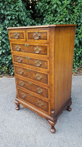 Waring gillows walnut chest - walnut,