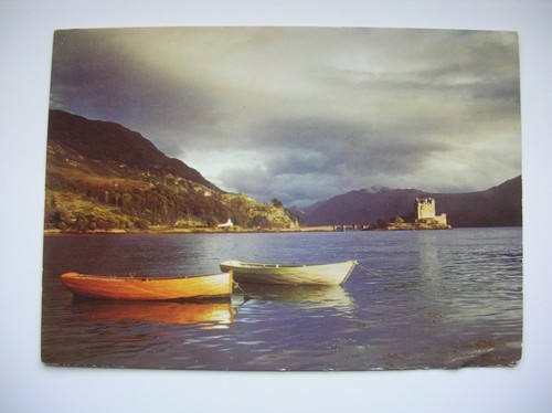 Eilean donan castle postcard - castle,
