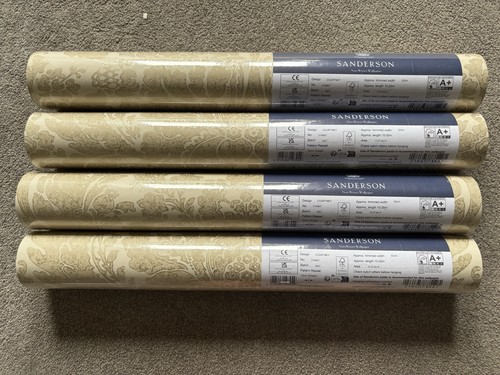 Sanderson wallpaper rolls - x4,