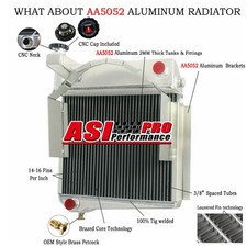 4 ROWS ALUMINUM RADIATOR FITS
