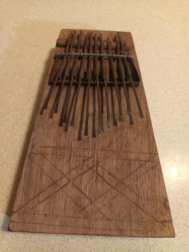 Vintage wooden thumb - , piano
