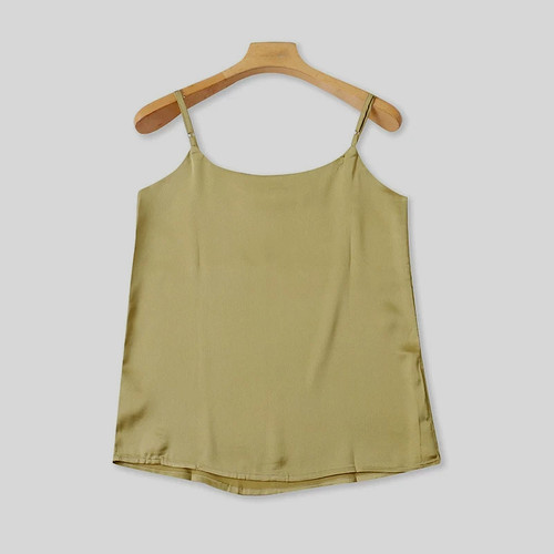 Nwt women mustard satin - women's, silk
