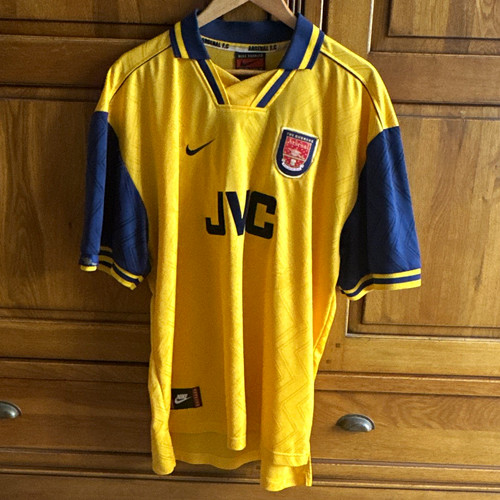 1996 arsenal away shirt - arsenal,