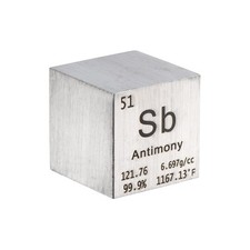 Antimony Cube Metal Element