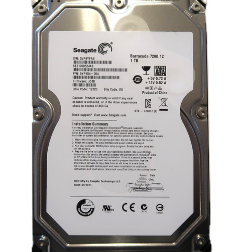 Seagate st31000524as - seagate,