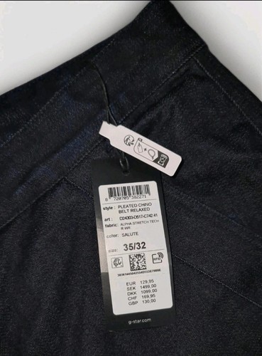 Star pleated chino belt - pleated,